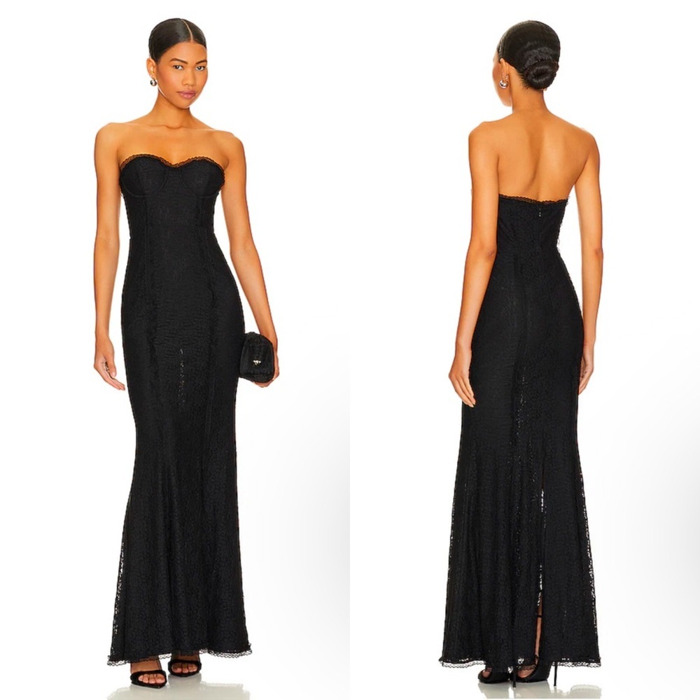 Majorelle Mari Elena Gown maxi dress in Black Size Small